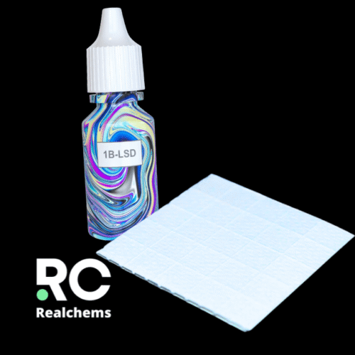 1B-LSD Blotters & Drop Bottles