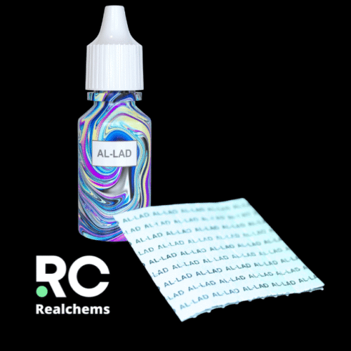 AL-LAD Blotters & Drop Bottles